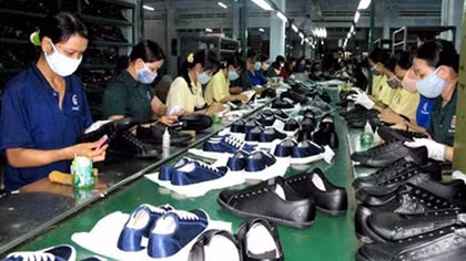Xuất khẩu da giày cán mốc 15 tỉ USD