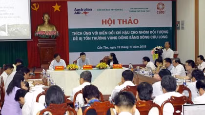 Thích ứng với biến đổi khí hậu cho nhóm dễ bị tổn thương