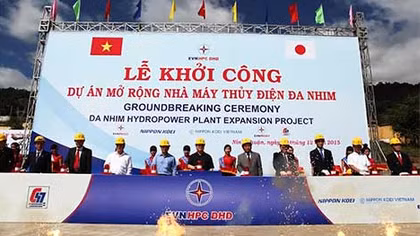 Khởi công Dự án mở rộng thuỷ điện Đa Nhim
