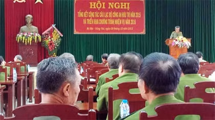 Tổng kết công tác Câu lạc bộ Công an hưu trí tỉnh Bà Rịa – Vũng Tàu