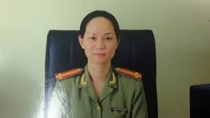 Nữ trung tá công an hết lòng vì công việc