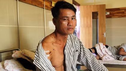 Thú rừng nổi điên tấn công thợ săn ở “vương quốc trâu hoang”
