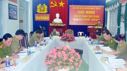 Tổng kết phong trào thi đua “Vì ANTQ” các đơn vị trung du – miền núi Quảng Nam