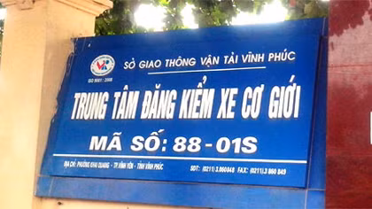 Cổ phần hóa Trung tâm Đăng kiểm xe cơ giới Vĩnh Phúc