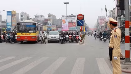Phân luồng giao thông phục vụ lễ mít tinh, diễu hành 2-9
