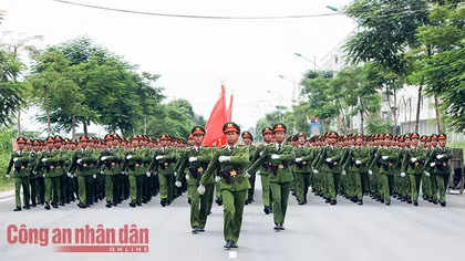 Hình ảnh tuyệt đẹp trong buổi thao luyện chuẩn bị cho ngày diễu binh 