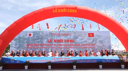 Khởi công xây dựng hạ tầng khu công nghệ cao Hoà Lạc
