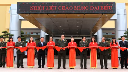 Công an tỉnh Hòa Bình khánh thành trụ sở làm việc mới