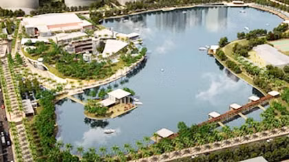 Hà Nội xây khu đô thị có hồ điều hòa rộng hơn 25% đất khu quy hoạch