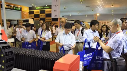 Khai mạc Triển lãm quốc tế về máy móc thiết bị, sản phẩm công nghiệp