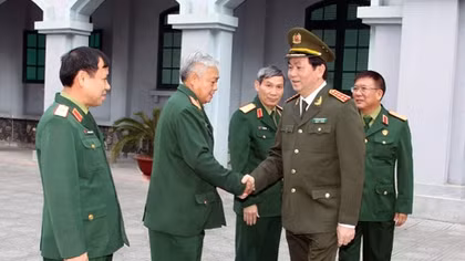 Đại tướng Trần Đại Quang thăm, làm việc với Tổng cục II - Bộ Quốc phòng