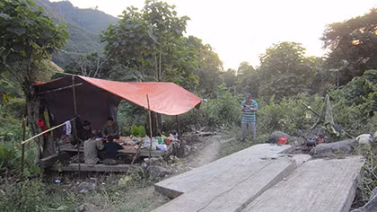 Một cán bộ xã bắt tay với “lâm tặc” 