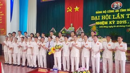 Công an tỉnh Đắk Nông tổ chức Đại hội Đảng