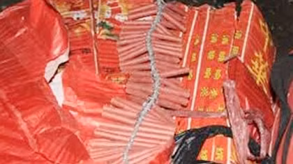Bắt quả tang vụ vận chuyển 45kg pháo nổ 