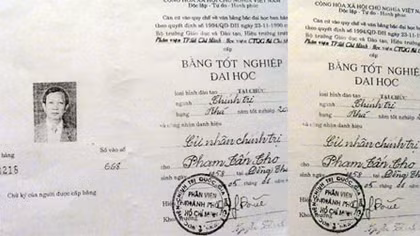 Kỳ lạ một lãnh đạo huyện chưa tốt nghiệp THPT nhưng có 3 bằng đại học!?