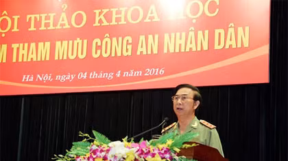 Hội thảo khoa học “70 năm Tham mưu Công an nhân dân”