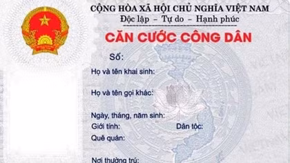 Công dân từ đủ 14 tuổi được cấp thẻ Căn cước công dân