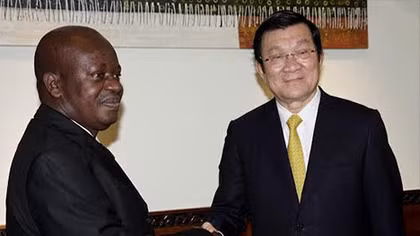Chủ tịch nước Trương Tấn Sang hội kiến Chủ tịch Quốc hội Tanzania