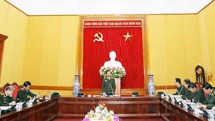 Họp về Dự án Trung tâm thông tin chỉ huy lực lượng CAND