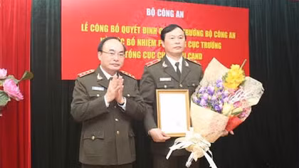 Thiếu tướng, GS.TS Bùi Minh Giám được bổ nhiệm Phó Tổng cục trưởng Tổng cục Chính trị CAND