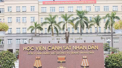 Học viện CSND tổ chức ôn thi THPT Quốc gia để xét tuyển sinh đại học