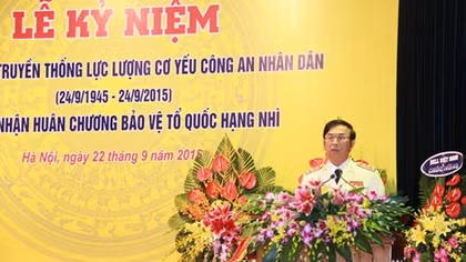Cục Cơ yếu Bộ Công an đón nhận Huân chương Bảo vệ Tổ quốc hạng Nhì