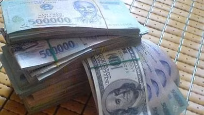 Bà Nguyễn Thị Hoa gửi đơn đến TAND TP Nam Định để được giải quyết theo thẩm quyền