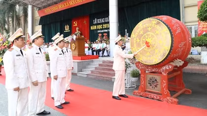 Học viện Cảnh sát nhân dân khai giảng năm học mới 2015-2016
