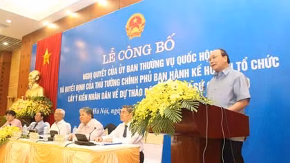 Lấy ý kiến nhân dân về dự thảo Bộ luật Hình sự 