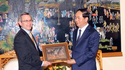 Bộ trưởng Trần Đại Quang tiếp Thứ trưởng thứ Nhất Bộ Ngoại giao Hoa Kỳ 