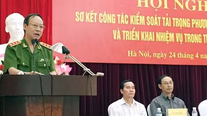 Sơ kết công tác kiểm soát tải trọng phương tiện quý I năm 2015 