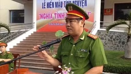 Tổng cục Cảnh sát: Góp giọt máu hồng vì nghĩa tình đồng đội