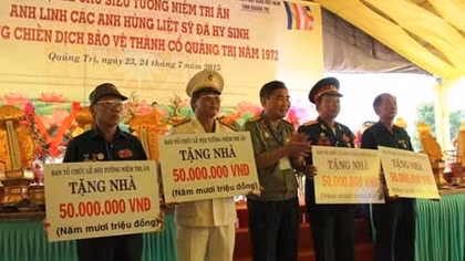 Đại lễ cầu siêu tưởng niệm, tri ân các Anh hùng liệt sĩ tại Thành cổ Quảng Trị 