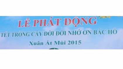Phát động Tết trồng cây 'Đời đời nhớ ơn Bác Hồ'