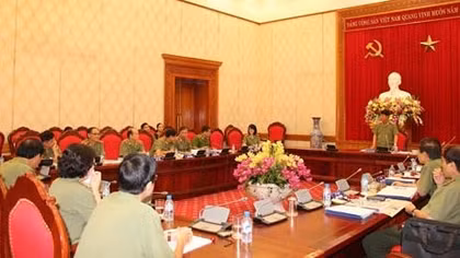 Nghiệm thu nhiệm vụ khoa học 'Văn hóa ứng xử của Công an nhân dân'