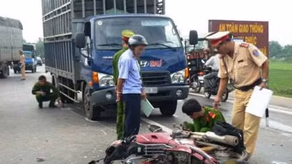2 cán bộ Công an bị thương vong trên đường đi làm nhiệm vụ