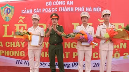 Tăng cường Đội chữa cháy chuyên nghiệp tại trung tâm Thủ đô