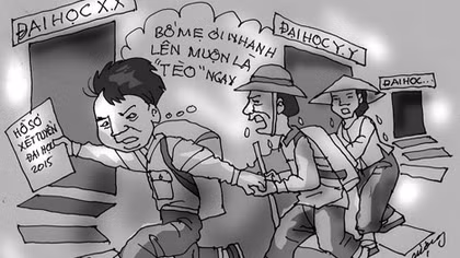 Kiệt sức vì một mùa xét tuyển