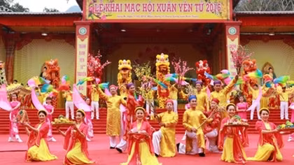 Khai mạc Hội xuân Yên Tử năm 2016