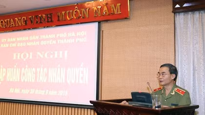 Hà Nội tập huấn công tác nhân quyền cho lãnh đạo chủ chốt
