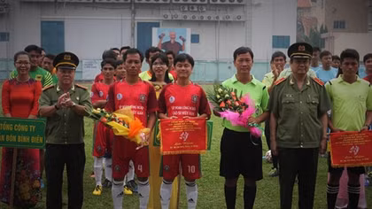Khai mạc giải bóng đá giao hữu Tổng cục An ninh
