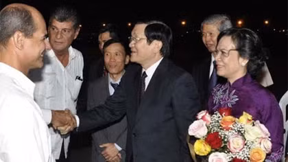 Chủ tịch nước Trương Tấn Sang bắt đầu thăm chính thức Cuba