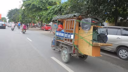 Chưa xử lý dứt điểm xe ba bánh tự chế ‘nhái’ xe thương binh