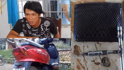 Vào trụ sở Ủy ban xã trộm xe máy giữa ban ngày