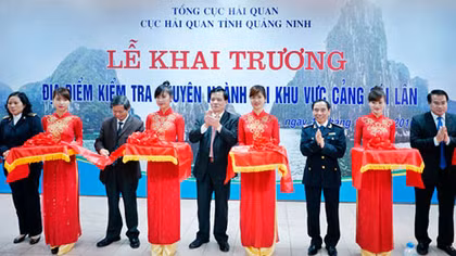 Khai trương điểm kiểm tra chuyên ngành tại cảng Cái Lân