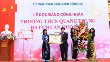 Hà Nội công nhận mới 557 trường đạt chuẩn quốc gia