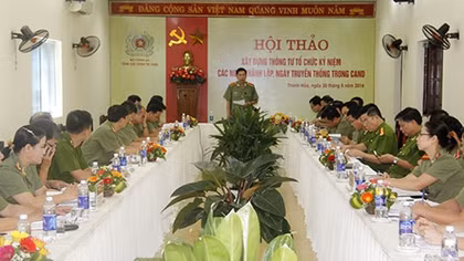 Xây dựng Thông tư tổ chức kỷ niệm các ngày thành lập, ngày truyền thống trong CAND 