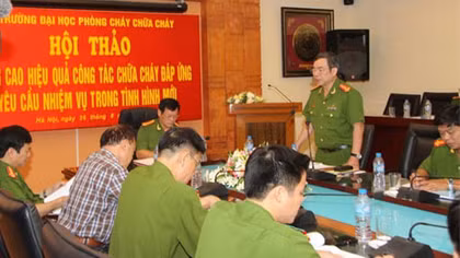 Nâng cao hiệu quả chữa cháy trong tình hình hiện nay