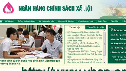Tăng thêm 11.600 tỷ đồng dư nợ tín dụng cho Ngân hàng Chính sách xã hội
