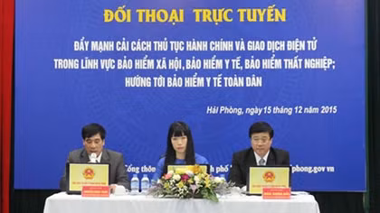 Đối thoại trực tuyến về cải cách hành chính trong bảo hiểm xã hội